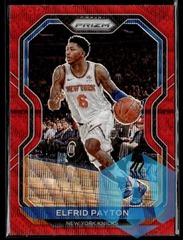 2020-21 Panini Prizm Red Wave #25 Elfrid Payton New York Knicks